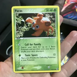 Pokemon Paras EX FireRed LeafGreen 72/112 Non-Holo Common TCG Card NM - Image 1