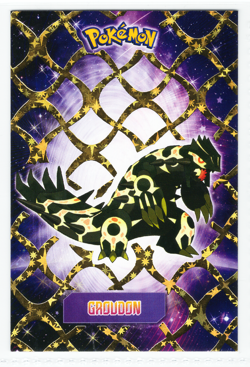 POKEMON - SHINY CARD DATABASE * GROUDON - GOLD FOIL - BOX HIT - Image 1