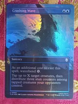 Foil Extended Crashing Wave Avatar: The Last Airbender Magic The Gathering MTG - Image 1