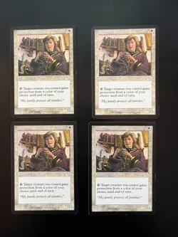 4 x MTG Urza's Legacy Mother of Runes - #1 - see picts for condition - Image 1