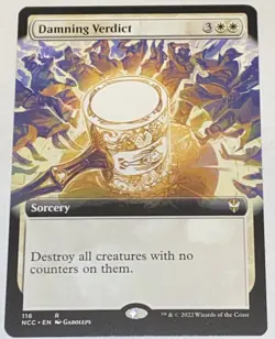 Damning Verdict 116 Extended Art Commander: Streets of New Capenna Regular - Image 1