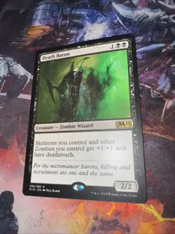 Death Baron Core Set 2019 090/280 Magic: The Gathering MTG Regular Rare - Image 1