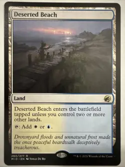 Deserted Beach Innistrad: Midnight Hunt Regular - Image 1