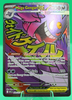 Mega Gengar EX - 269/217 - ASC EN Full Art Holo Psychic Pokemon Card - Image 1