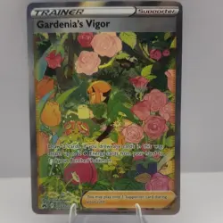 Pokemon Gardenia's Vigor GG61/GG70 Crown Zenith Ultra Rare Full Art Trainer Holo - Image 1