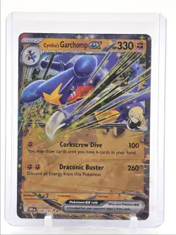 CYNTHIA'S GARCHOMP EX 2025 POKEMON DESTINED RIVALS DOUBLE RARE 104/182 Q4490 - Image 1