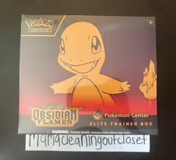 Pokemon Center Obsidian Flames ETB Elite Trainer Box SEALED (minor flaws) - Image 1