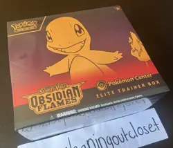 Pokemon Center Obsidian Flames ETB Elite Trainer Box SEALED (minor flaws) - Image 2