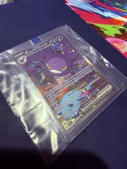 Pokemon Team Rocket's Crobat EX 234/182 Illustration Rare Full Art Holo - Image 3