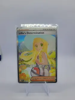 Pokemon TCG Lillie's Determination Sir 184/132 English NM Clean Copy - Image 1