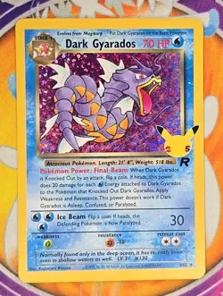 🔥Pokemon TCG Dark Gyarados 8/82 Celebrations Classic Collection Holo NM Fresh📈 - Image 1