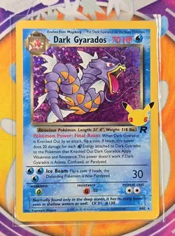 🔥Pokemon TCG Dark Gyarados 8/82 Celebrations Classic Collection Holo NM Fresh📈 - Image 3