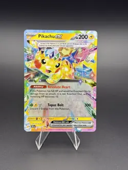 Pokemon SV08: Surging Sparks - Pikachu ex 057/191 - Double Rare Holo - Image 1