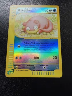 Pokemon TCG Slowpoke Aquapolis 108/147 Reverse Holo LP - Image 3