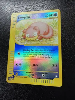 Pokemon TCG Slowpoke Aquapolis 108/147 Reverse Holo LP - Image 4