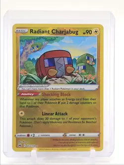 RADIANT CHARJABUG 2023 POKEMON CROWN ZENITH RADIANT RARE C 051/159 Q3423 - Image 1