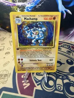 Machamp 1st Edition (Base Set) Holo Rare Deck Exclusives 008/102 - Image 1