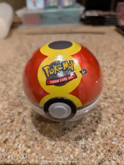 Pokemon TCG Poke Ball Tin w/3 Booster Packs & Stickers 🔥 New, Sealed - Image 1