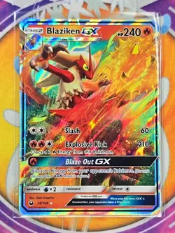 🔥2018 Pokemon Sun & Moon Celestial Storm Blaziken Holo #28/168 Fresh NM-MT🔥📈 - Image 3