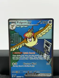 Pokemon Obsidian Flames - Pidgeot ex Special Illustration Rare 225/197 - Image 3