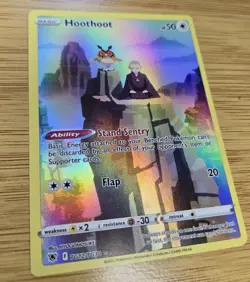 Pokemon TCG Hoothoot TG12/TG30 Astral Radiance Trainer Gallery Holo NM - Image 1