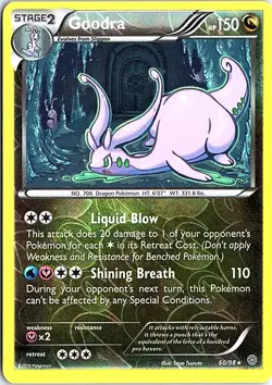 Goodra XY - Ancient Origins 60/98 LP Reverse Foil Pokemon - Image 1