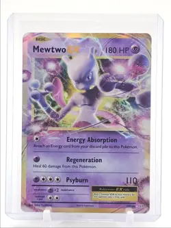 MEWTWO EX 2016 POKEMON XY EVOLUTIONS RARE 52/108 Q4490 - Image 1
