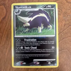 Skuntank 15/130 Pokemon Diamond and Pearl Reverse Holo Excellent Condition - Image 1