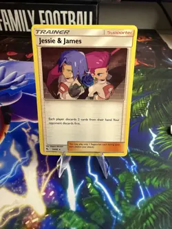 Pokemon TCG Jessie and James 58/68 Hidden Fates Holo Rare - Image 1