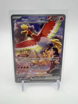 Pokemon Ethan's Ho-Oh EX SIR 230/182 Destined Rivals Near Mint - Image 1