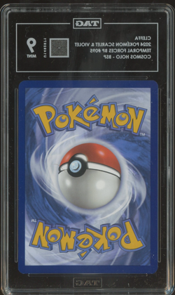 2024 Pokemon Scarlet & Violet Temporal Forces #095 Cleffa Cosmos Holo TAG 9 - Image 2