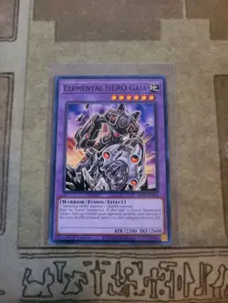 YUGIOH ELEMENTAL HERO GAIA BLC1-EN154 COMMON 1ST ED NM - Image 1