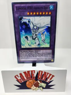 YuGiOh Elemental HERO Absolute Zero GENF-ENSP1 Limited Edition Super Rare LP - Image 1