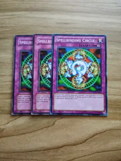 Yu-Gi-Oh! - SpellBinding Circle 3X - Full Playset - Image 1