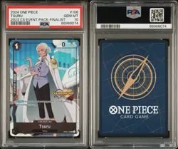 POP 34 LOW! FINALIST Tsuru One Piece 2023 Textured CS Event Pack Promo PSA 10 - Image 2