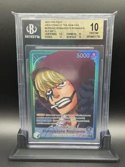 2023 One Piece Awakening New Era Donquixote Rosinante Alt Art #OP05-022 BGS 10 - Image 1