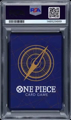 One Piece Monkey D. Luffy OP11-A Fist of Divine Speed #119 3rd Anniv-Gold PSA 10 - Image 2