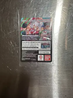 NCAA Bandai Namco One Piece CCG Monkey D. Luffy US Voyage Promo Full Art Holo - Image 2