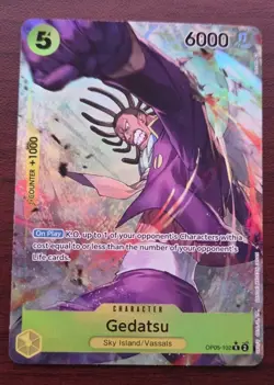 Gedatsu OP05-102 Alt Art Awakening of the New Era One Piece TCG English - Image 1
