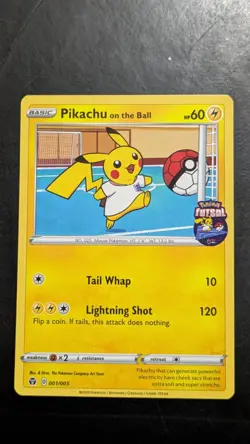 LP Pikachu on the Ball - (Pokemon Futsal) 001/005 Miscellaneous Cards - Image 1