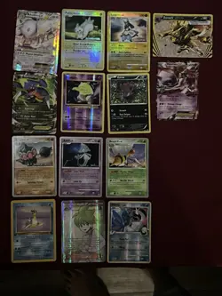 13 Pokemon Card Lot – M Audino Ex -World Championships 2009 + Card Accessories - Image 1