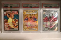 Charizard Graded Card Set PSA 9( Mint ) Ultra Rare, Hyper Rare ,Blackstar Promo - Image 1