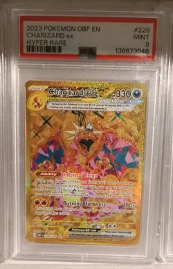 Charizard Graded Card Set PSA 9( Mint ) Ultra Rare, Hyper Rare ,Blackstar Promo - Image 3