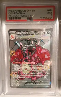 Charizard Graded Card Set PSA 9( Mint ) Ultra Rare, Hyper Rare ,Blackstar Promo - Image 4