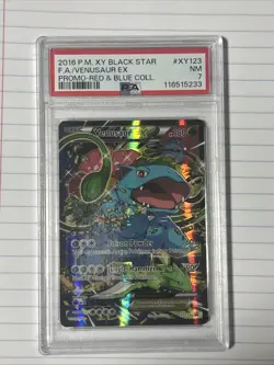 Venusaur EX XY123 XY Promos Holo PSA 7 Holo Pokemon Card - Image 1