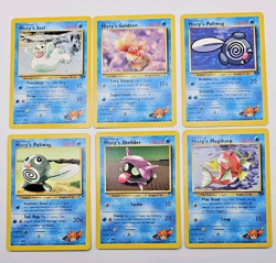 Misty Gym Heroes / Gym Challenge Lot of 6 Pokemon Cards Seel Poliwag Magikarp - Image 1