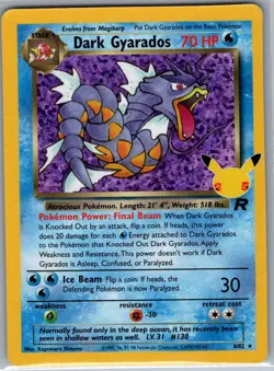 Dark Gyarados 8/82 Celebrations: Classic Collection - Pokemon Card - NM - Image 1