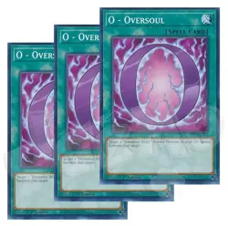 Yugioh - O - Oversoul x 3 - 1st Edition LP - Plus Free Holographic Card - Image 1