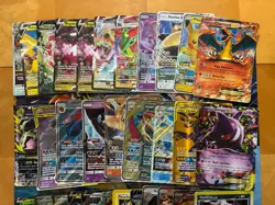 Pokemon Card Lot Full Art Alt Art Jumbo Charizard Gengar Tag Team Etc 33 Cards - Image 2