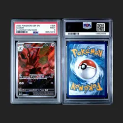 Scizor Pokemon TCG Sv03 Obsidian Flames Holo Illustration Rare Card PSA Graded 9 - Image 4